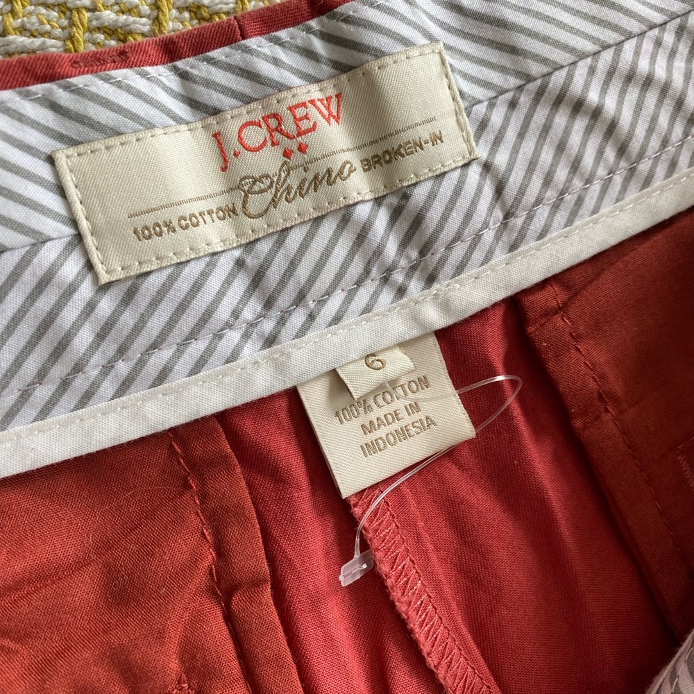 J.Crew Chino shorts, size 6 - Picture 3 of 3